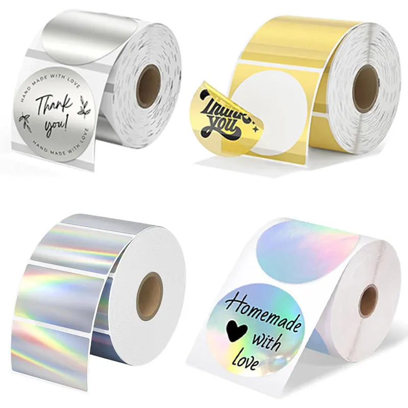 Printable Self-Adhesive Laser Sensitive Holographic Silver 2