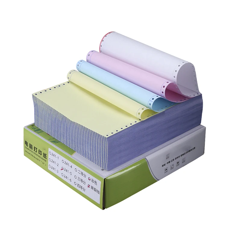 Wholesale Carbonless Computer Paper Form Ncr Printing Office Continuous Carbonless Paper