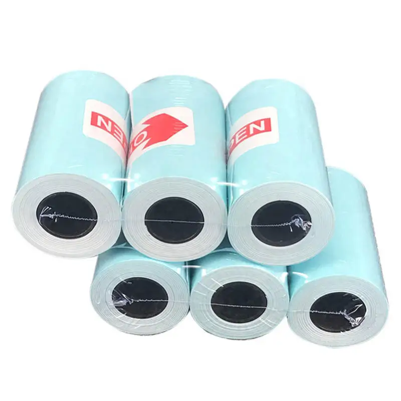 P50 Sticker Label 107x30mm 77x30mm 57x30mm Sticky Thermal Paper Roll for Mini Printer Phomemo Nimbot PeriPage Paperang
