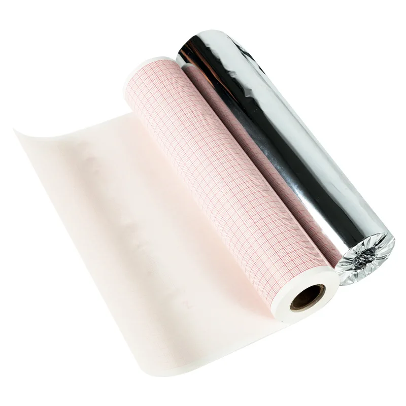 Medical Consumables Thermal Printer Paper Rolls Ecg Thermal Paper Billing Rolls 80x20mm 3 Channel ECG Paper