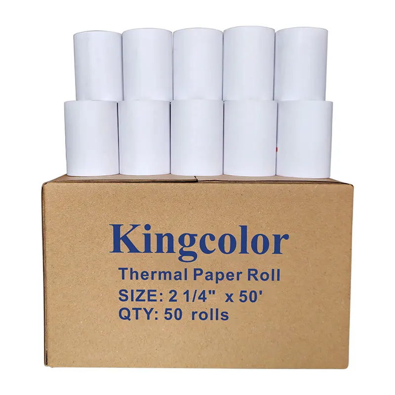 Wholesale 57mm 57x40 Pos Receipt Credit Card Paper Cash Register Roll 2 1/4 Custom Thermal Paper