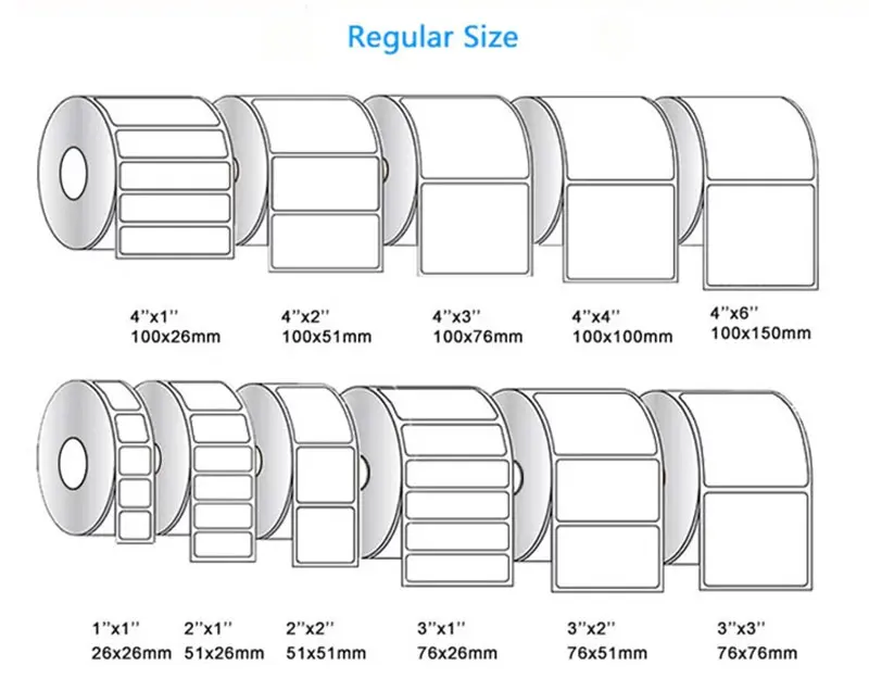 Wholesale Adhesive Sticker Stack Direct 100x150mm Thermal Label for Thermal Printer in a Roll