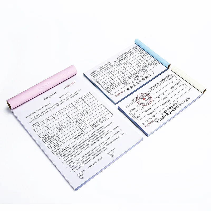 Self Copy 2 3 Ply 50gsm 60gsm 70 Gsm Ream Ncr Continuous White A4 Size Blue Blank Image Carbonless Copy Paper for Invoice