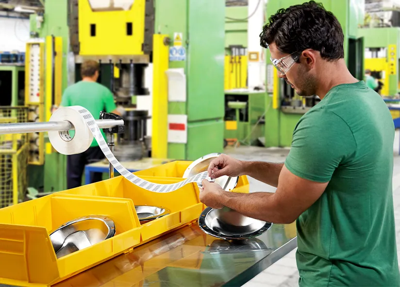 industrial thermal labels