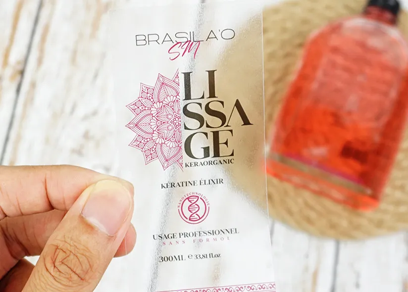 transparent thermal labels